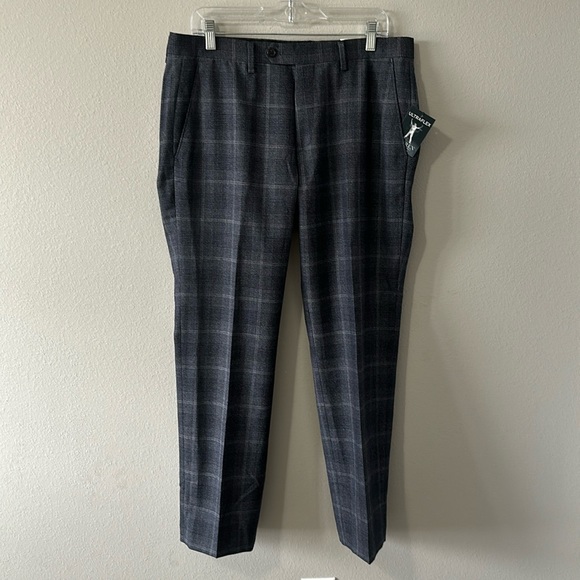 NWT Ralph Lauren Charcoal Classic Fit Men's Dress Pants ULTRAFLEX 34W x 30L - Picture 2 of 16